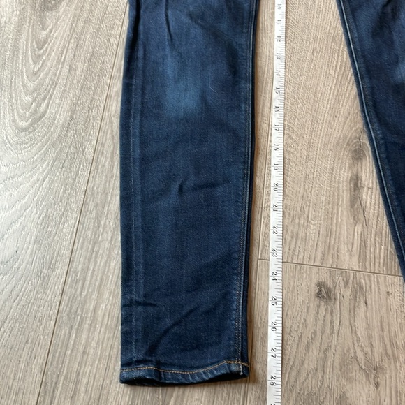 Hudson Jeans Nico midrise super skinny, dark blue jeans. - Picture 5 of 7